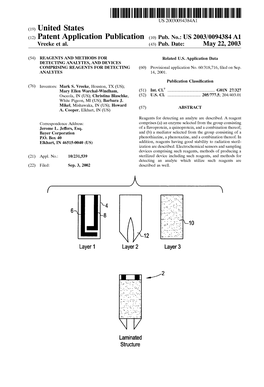 (12) Patent Application Publication (10) Pub. No.: US 2003/0094384 A1 Vreeke Et Al