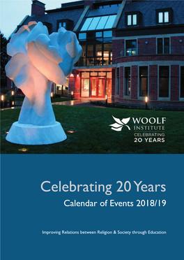 Celebrating 20 Years Calendar of Events 2018/19