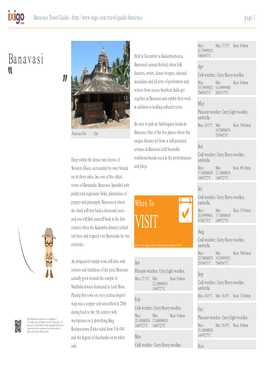 Banavasi Travel Guide - Page 1