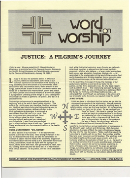 Justice: a Pilgrim's Journey