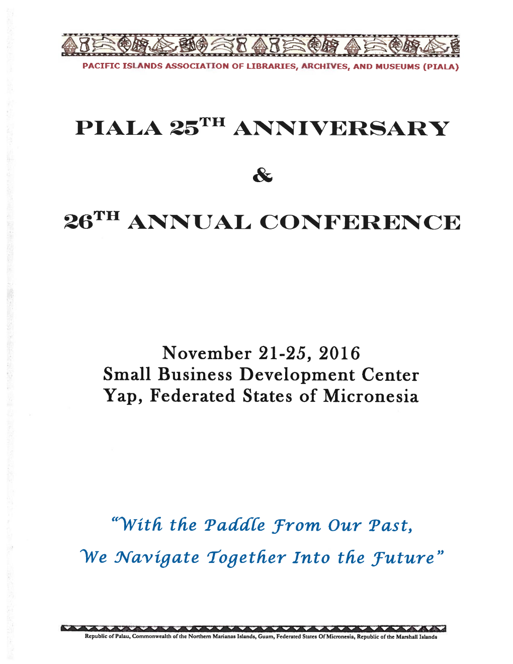 Proceedings of the 26Th Annual PIALA Conference Page 1