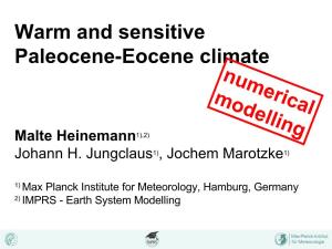Paleocene/Eocene Thermal Maximum (PETM)