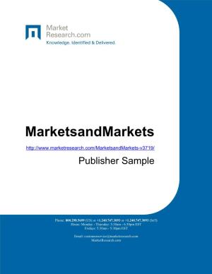 Marketsandmarkets Publisher Sample