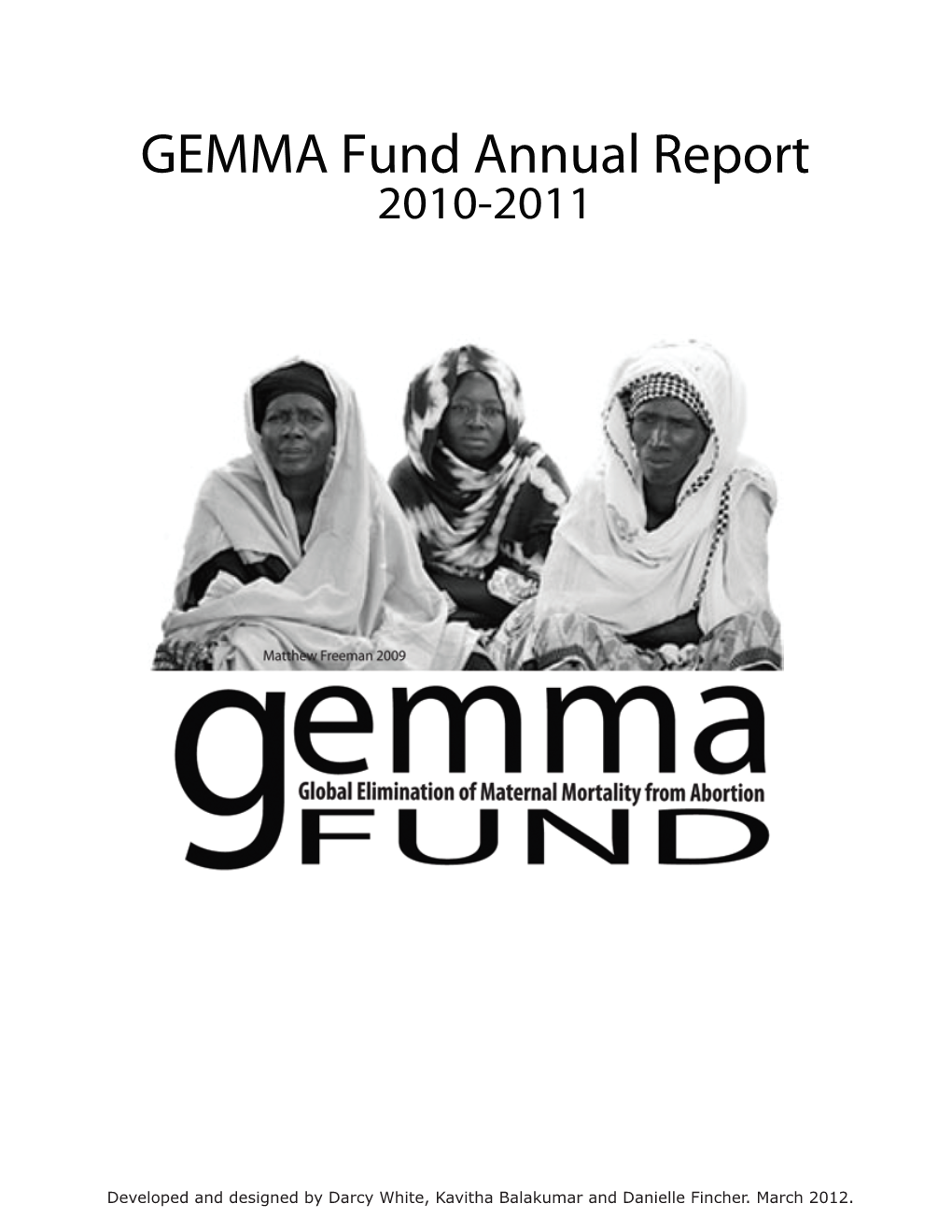 2010-2011 GEMMA Annual Report