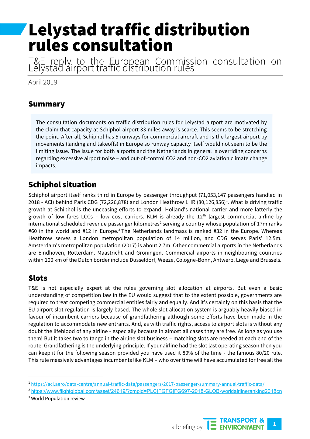 Lelystad Traffic Distribution Rules Consultation PDF, 133.1 Kbyte