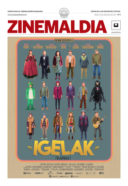 Donostiako 64. Zinemaldiaren Egunkaria Diario De La 64 Edición Del Festival