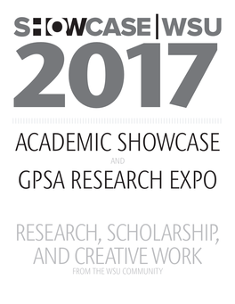2017-Academic-Showcase-GPSA-Research-Expo-Participants.Pdf