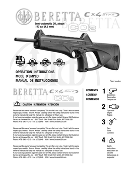 Manual Beretta Cx4 Storm EN 05R09.Pdf