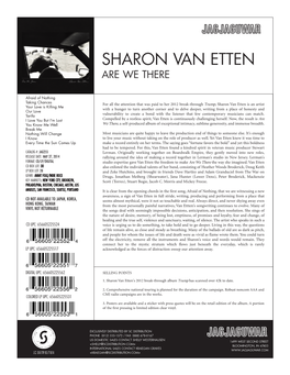 Sharon Van Etten Are We There