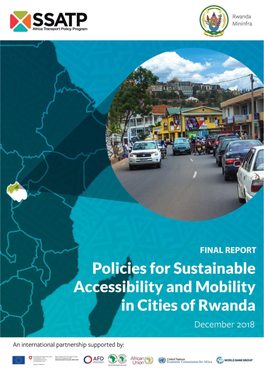 Policies for Sustainable Accessibility and Mobility in Cities of Rwanda
