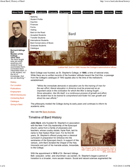 Bard History 10-11