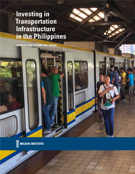 Investing in Transportation Infrastructure in the Philippines