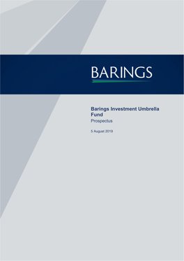 Barings Investment Umbrella Fund Prospectus