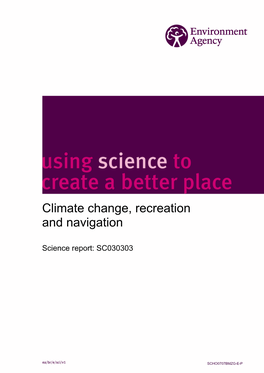 Climate Change, Recreation and Navigation