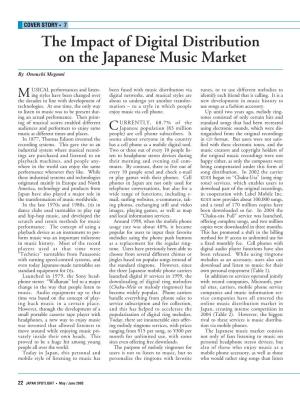 The Impact of Digital Distribution on the Japanese Music Market