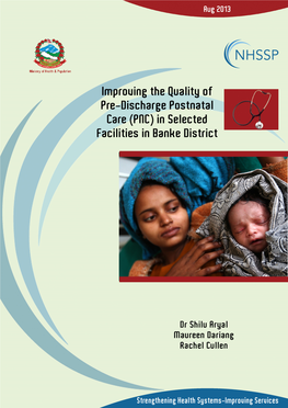 Improving Quality of Pre-Discharge Postnatal Care
