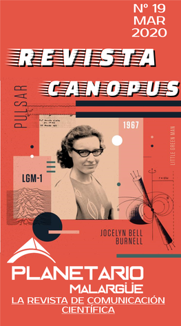 Canopus XIX , Un Número Más De Nuestra Revista Digital Llena De Contenido