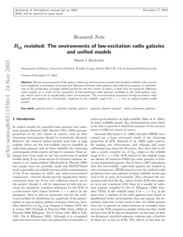 B Gg Revisited: the Environments of Low-Excitation Radio Galaxies And