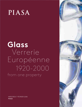 Glass Verrerie Européenne 1920-2000 from One Property