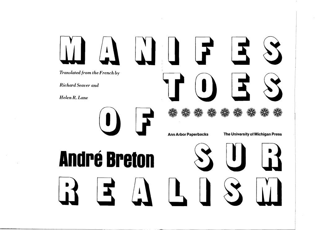 Andre Breton CONTENTS