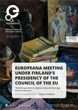 Europeana Meeting Under Finland's Presidency of The