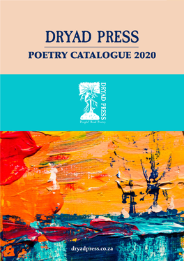 Poetry Catalogue 2020