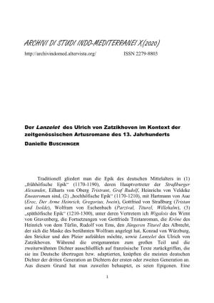 Archivi Di Studi Indo-Mediterranei X(2020) Issn 2279-8803