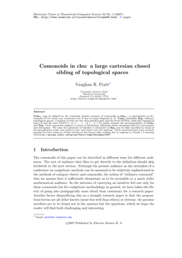 Comonoids in Chu: a Large Cartesian Closed Sibling of Topological Spaces
