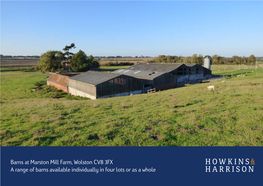 Barns at Marston Mill Farm, Wolston CV8 3FX a Range of Barns Available
