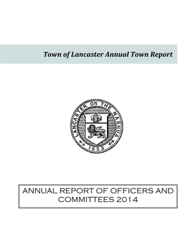 2014 Annual Town Report