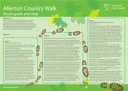 Allerton Country Walk Route Guide and Map
