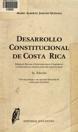 Desarrollo Constitucional DE Costa Rica