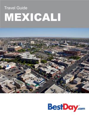 Travel Guide MEXICALI Contents