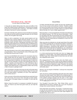 TDR-57 Oil Additive Analysis & Comparison