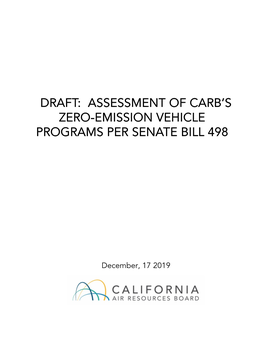 Draft: Assessment of Carb's