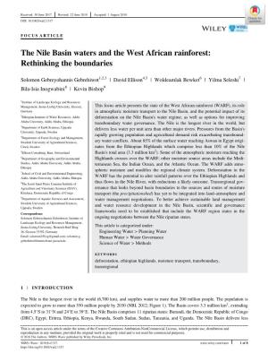 The Nile Basin Waters and the West African Rainforest: Rethinking the Boundaries