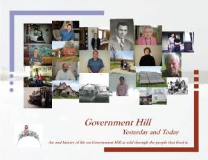 Government Hill Yesterday and Today Oral History Report