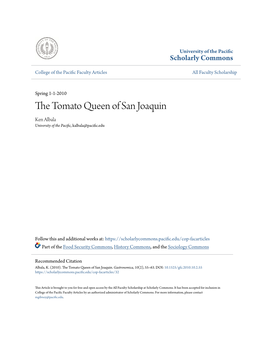 The Tomato Queen of San Joaquin