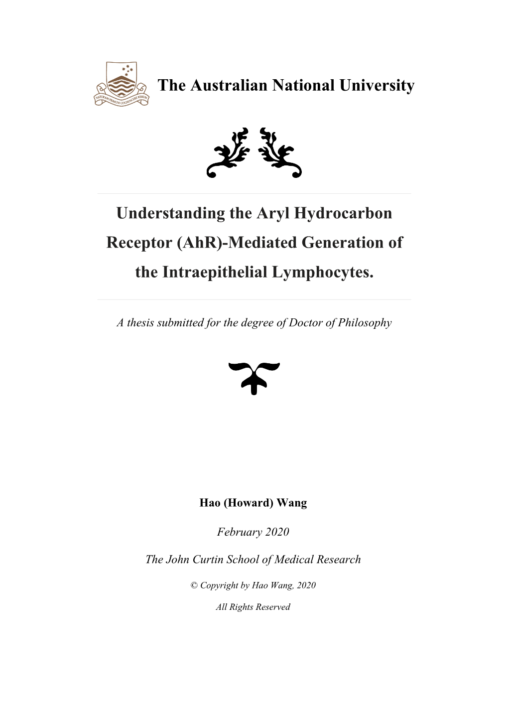 Understanding the Aryl Hydrocarbon Receptor (Ahr)-Mediated Generation Of