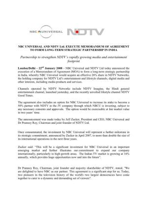 Nbc Universal Promotes Peter Smith
