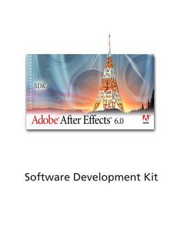 Adobe After Effects 6.0 SDK Guide