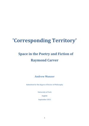 'Corresponding Territory' Space in The