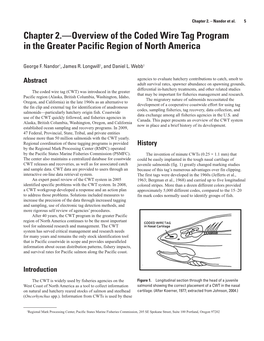 Chapter 2.—Overview of the Coded Wire Tag Program in the Greater Pacific Region of North America