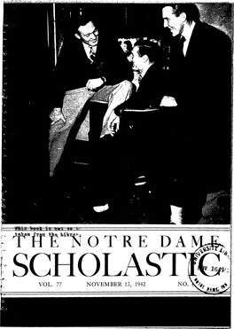 Notre Dame Scholastic, Vol. 77, No. 06