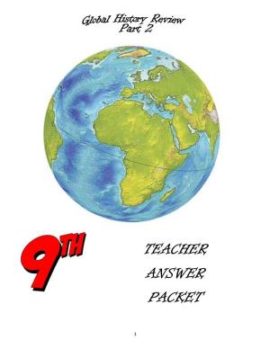 Teacher Answer Packet