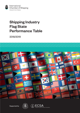 Shipping Industry Flag State Performance Table 2018/2019