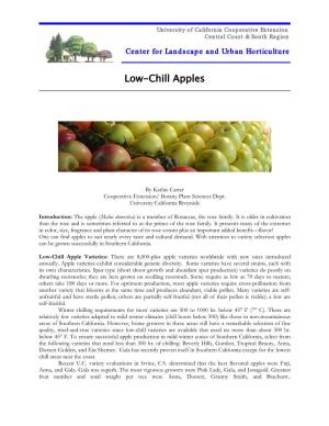 Low-Chill Apples