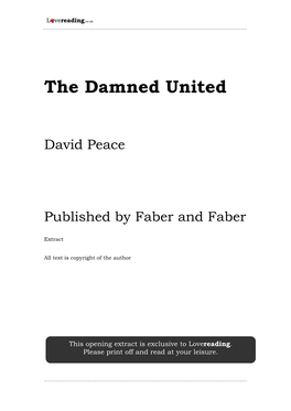 Damned United