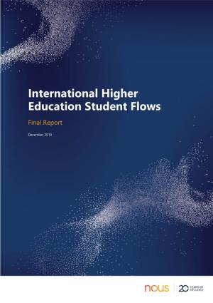International Higher Education Student Flows
