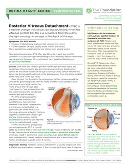 Posterior Vitreous Detachment